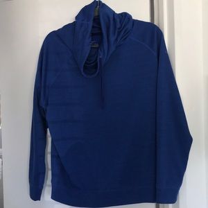 Slouch neck electric blue nike sweatshirt